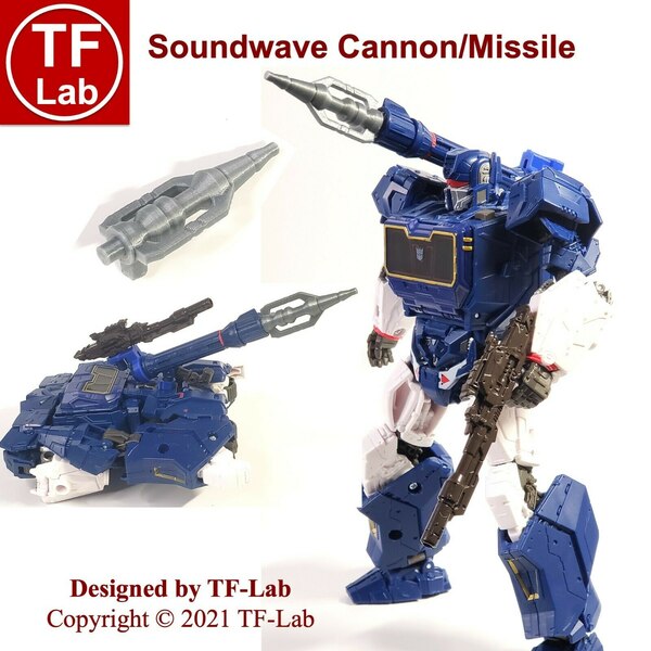 Transformers Studio Series 83 Soundwave Tank Adapter & More Upgrade Kits Image  (10 of 11)